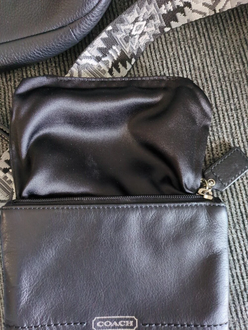 ❤️ EUC Coach F49160 Black Park Leather Mini Duffle Crossbody W/Extras